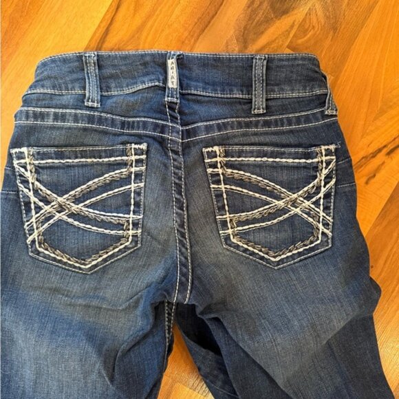 Ariat real denim jeans 27L boot cut riding cowgirl western - Picture 4 of 4